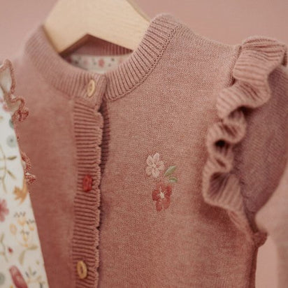Cardigan a maglia Fairy Pink- Little dutch - immagine 3