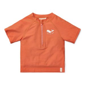Maglietta da bagno a manica corta - Rosso - Sea Life - Little Dutch