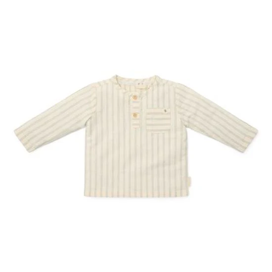 Camicia maniche lunghe forest green stripe - Little Dutch - immagine 2