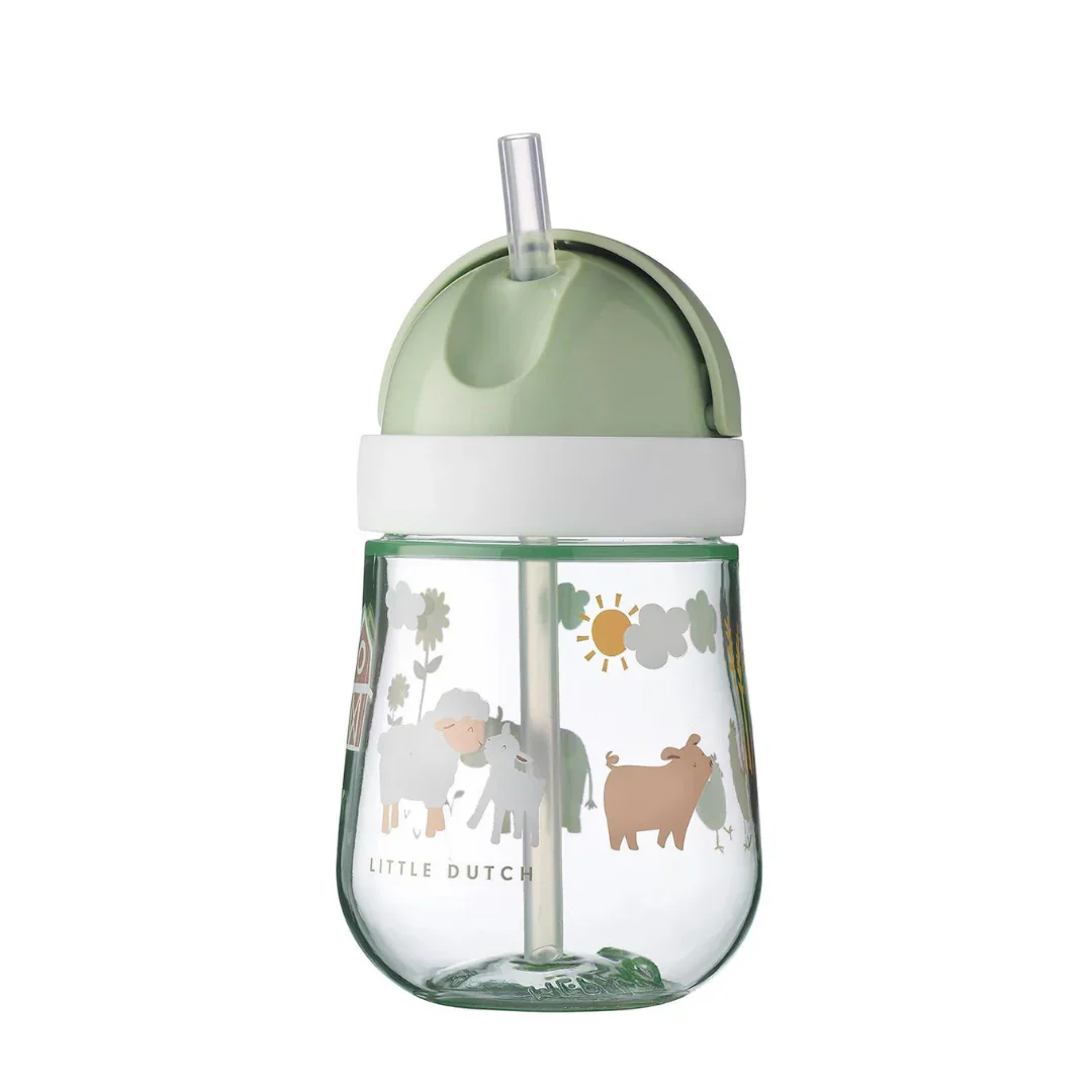 Tazza con cannuccia 300ml Little Farm - immagine 2