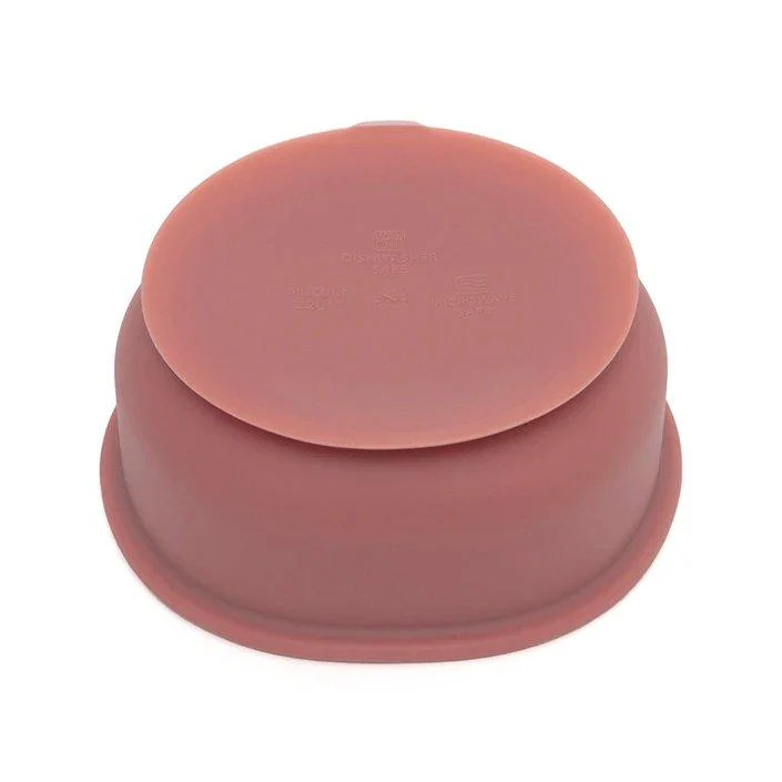 Ciotola Silicone con Ventosa Bear Mahogany Rose - immagine 3