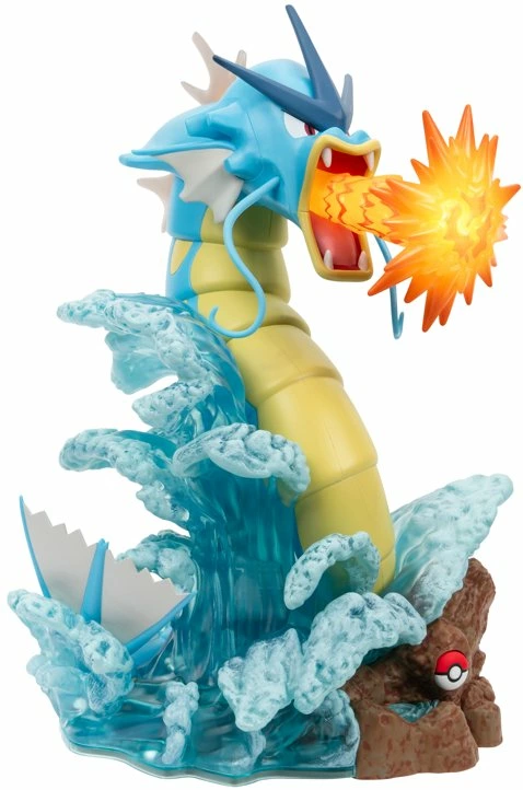 Pokemon Select Deluxe Collector Statue – Gyarados con effetti luminosi - immagine 2