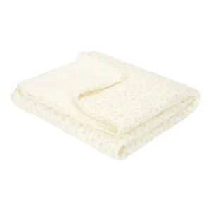 Coperta per culla - Verde - Essentials - Foglie di mirtillo - 110x140