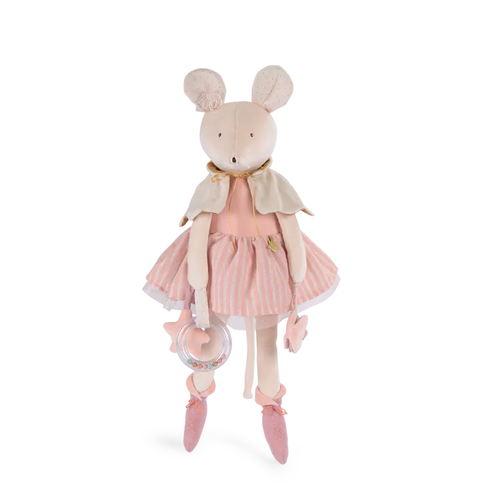 Grande peluche topo rosa - Moulin Roty - immagine 2