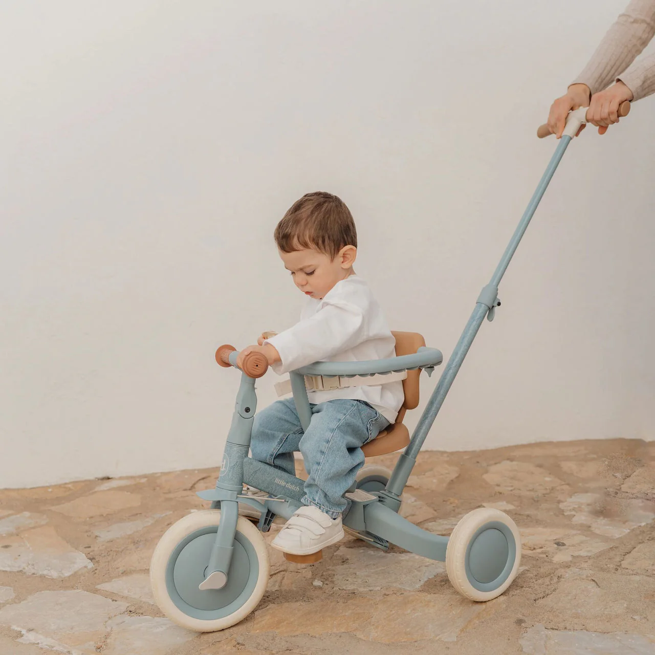 Triciclo 4 in 1 Blu Little Dutch - immagine 4