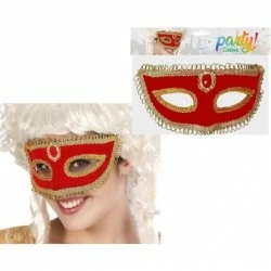 Maschera Veneziana Rossa - immagine 2