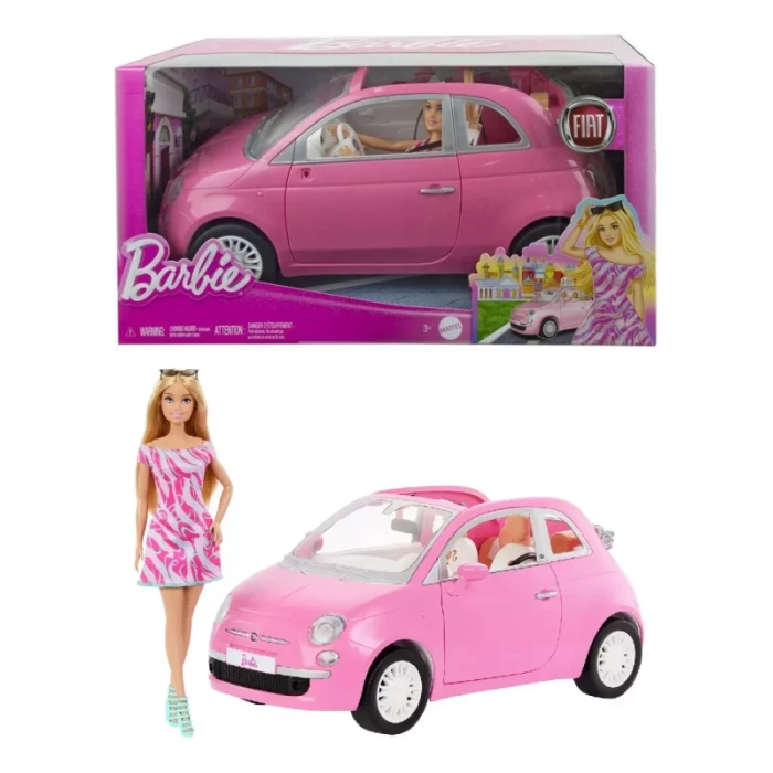 Barbie e la sua 500 Rosa – HRG59 - immagine 2