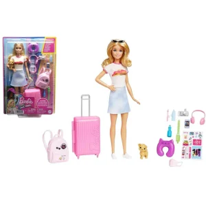 Barbie Traveller con valigia e accessori – HJY18
