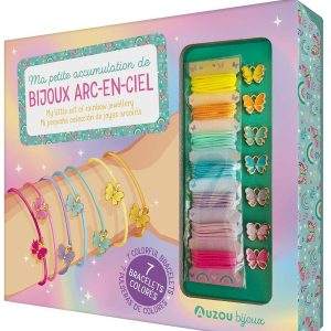 Crea 7 braccialetti arcobaleno – Bijoux arc-en-ciel