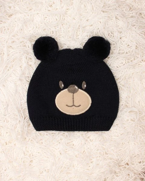 Cappellino per neonati teddy in pura lana merino - Maglificio di Verona - immagine 3