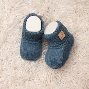 Scarpine neonato pura lana merino leggere - Maglificio di Verona