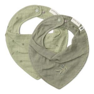 Bavaglino bandana confezione da 2 - Verde - Essentials