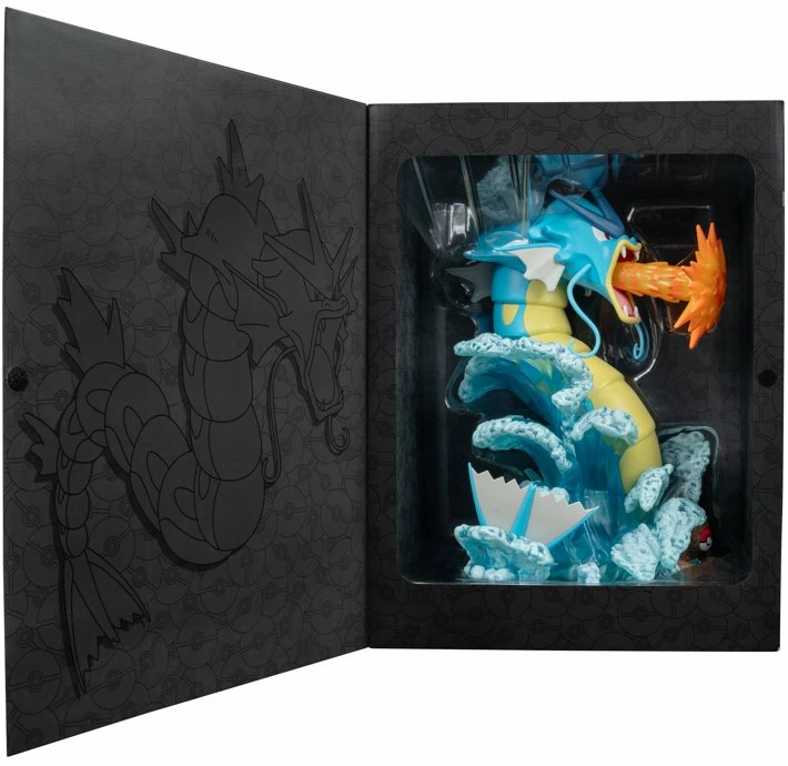 Pokemon Select Deluxe Collector Statue – Gyarados con effetti luminosi - immagine 3
