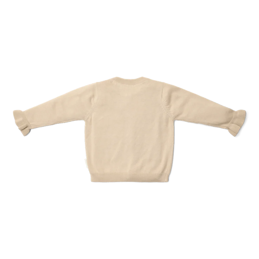 Little Dutch Cardigan lavorato a maglia Sabbia - immagine 3