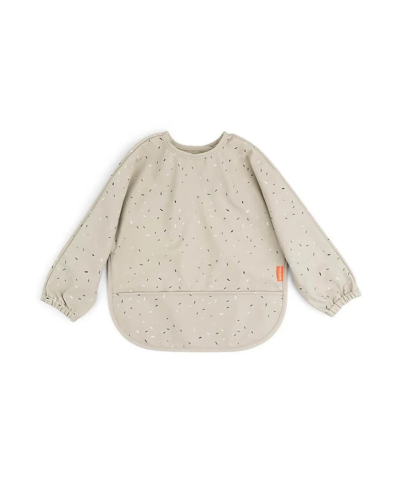 Bavaglio a Maniche Lunghe Impermeabile con Tasca - Confetti - Sabbia - Certificato Oeko-Tex - immagine 4