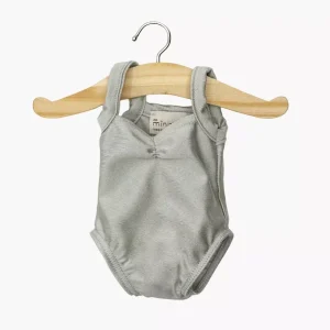 Body Anna in jersey grigio perla