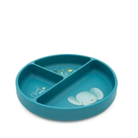 Piatto con ventosa in silicone - Elefante - SASSI - immagine 3
