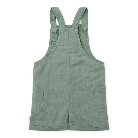 Salopette corta Verde Foresta - Little Dutch - immagine 3