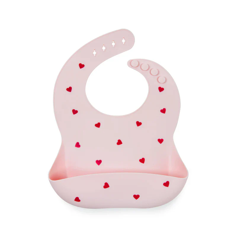 Bavaglino in silicone Soina Amore - Rosa pastello - immagine 2
