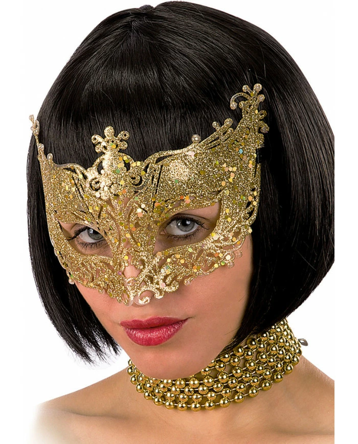 Maschera – Glitter Oro - immagine 2