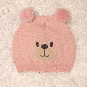 Cappellino per neonati teddy in pura lana merino - Maglificio di Verona