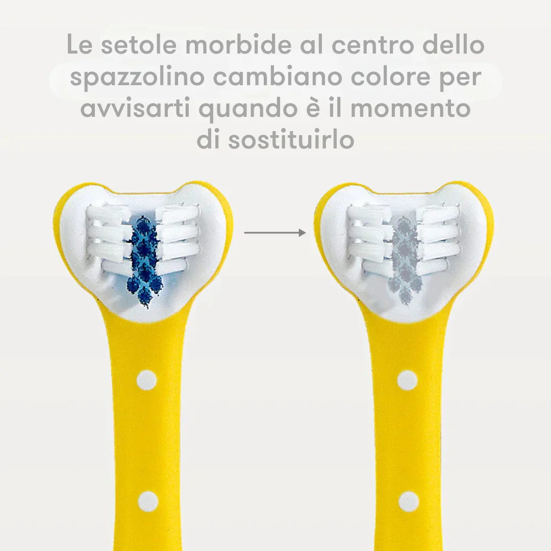 Spazzolino per bambini triangolare Toothhugger - immagine 5
