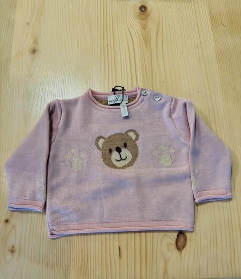 Maglia neonati teddy in pura lana merinos - Maglificio di Verona - immagine 3