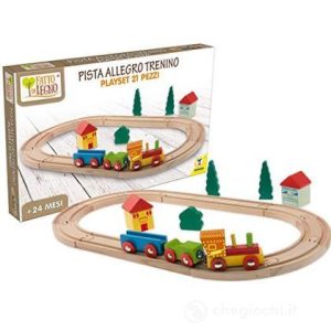 Treno in Legno con calamita 21 pezzi