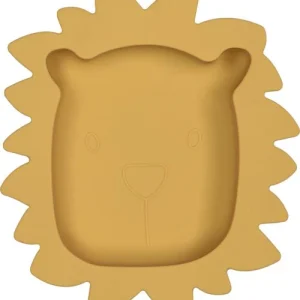 Tryco - Piatto Leo il Leone - Miele/Oro - Silicone