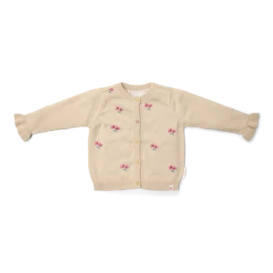 Little Dutch Cardigan lavorato a maglia Sabbia