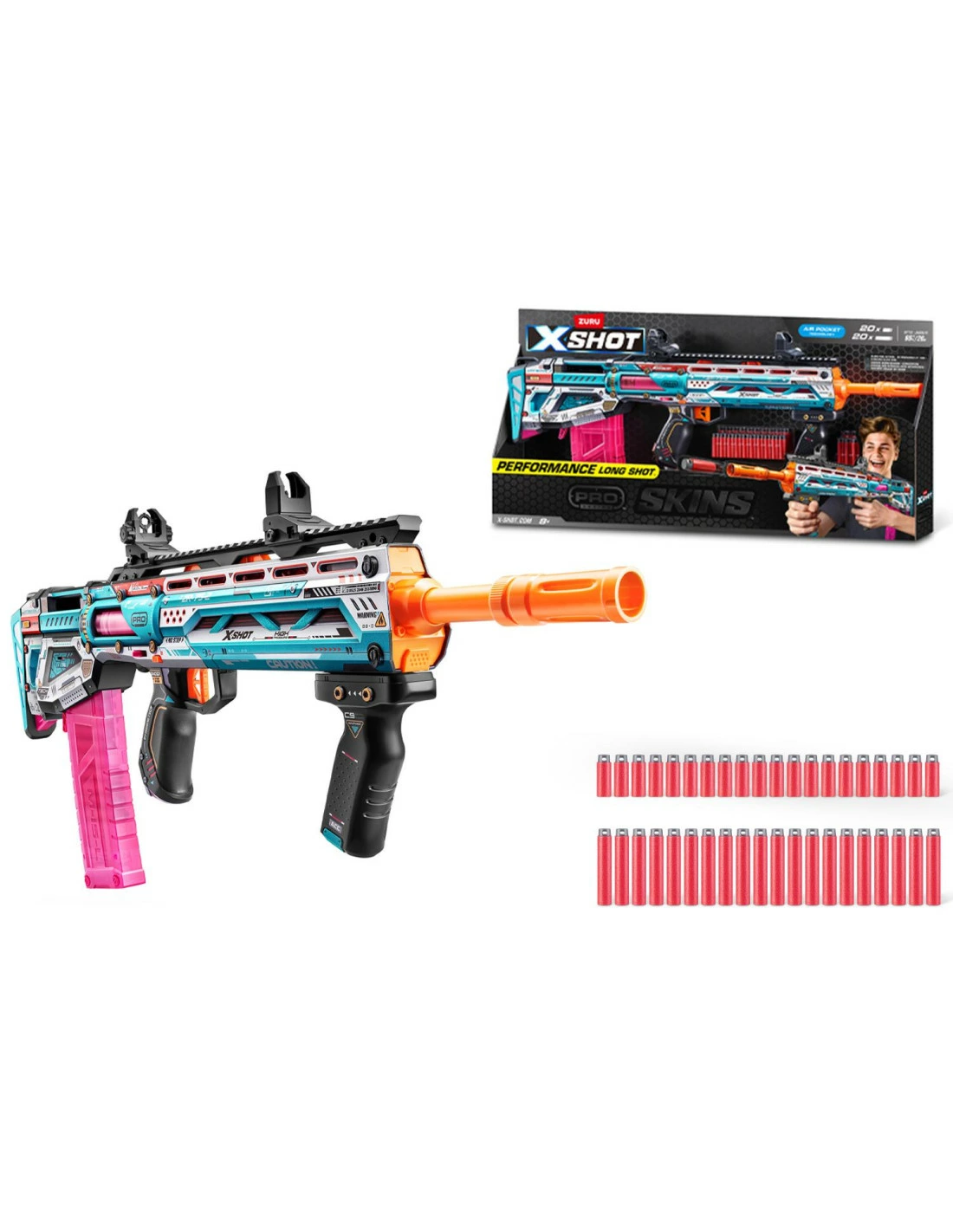 X-Shot – Skins con 40 Dardi - immagine 2